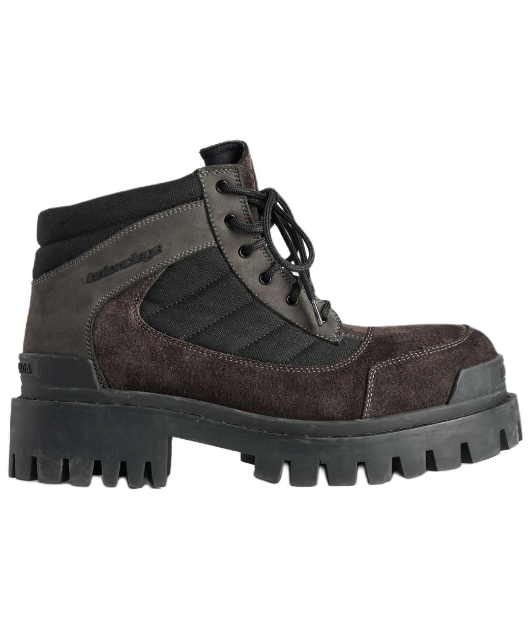 BALENCIAGA Коричневые ботинки, фото 1