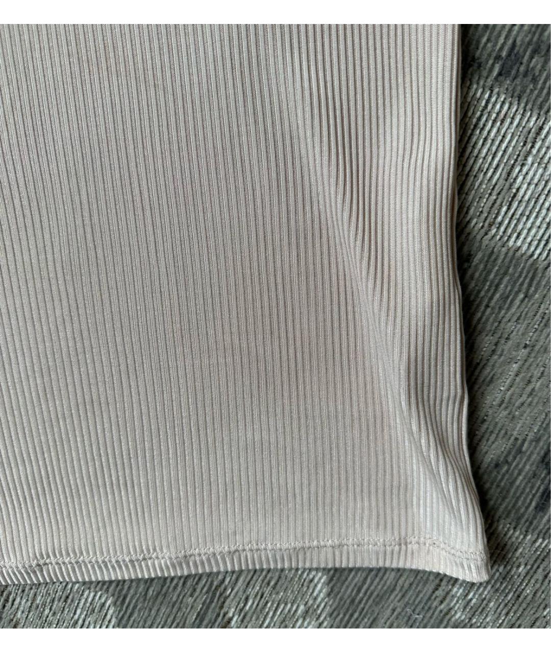 SPORTMAX Бежевая майка, фото 5