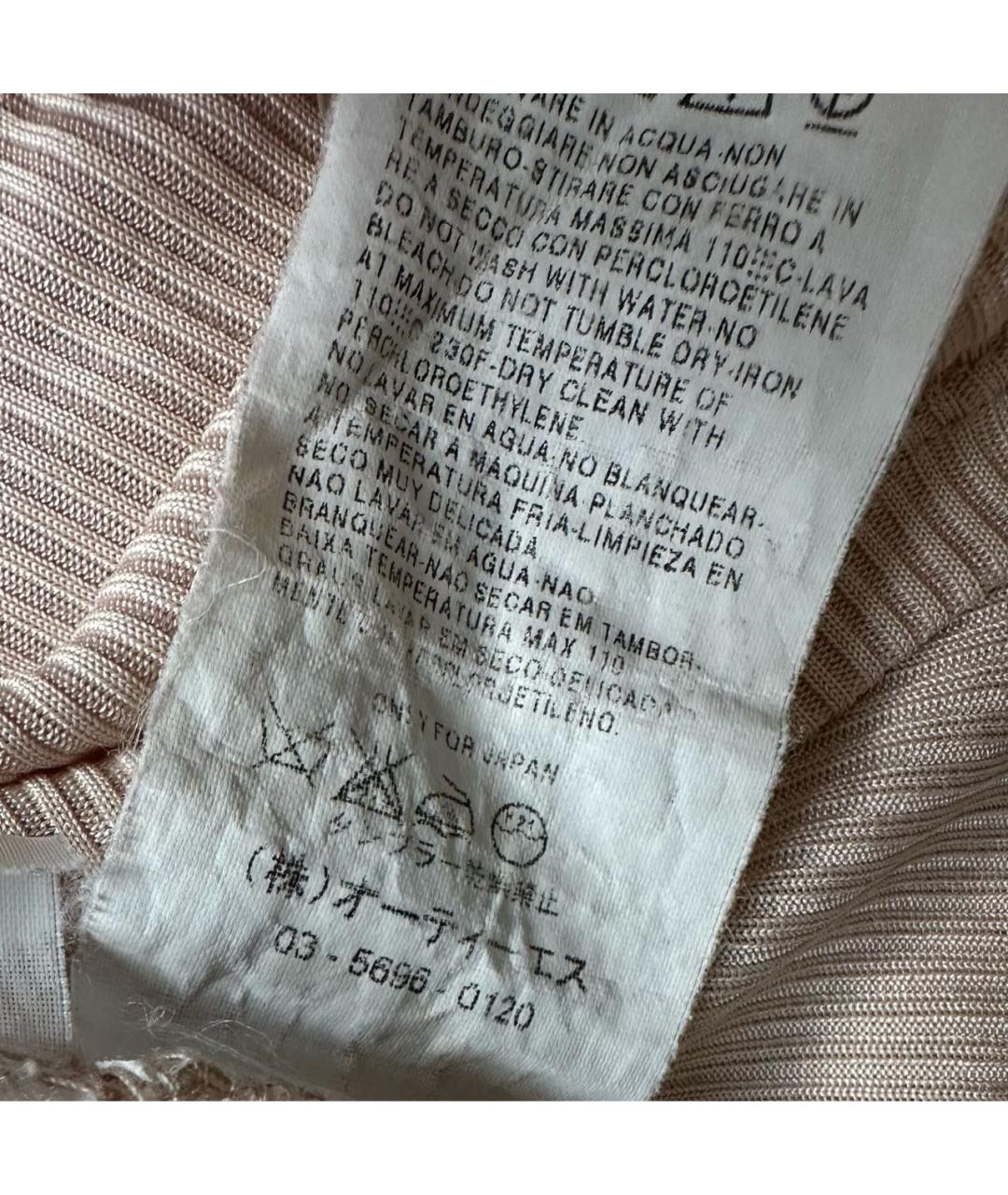 SPORTMAX Бежевая майка, фото 4