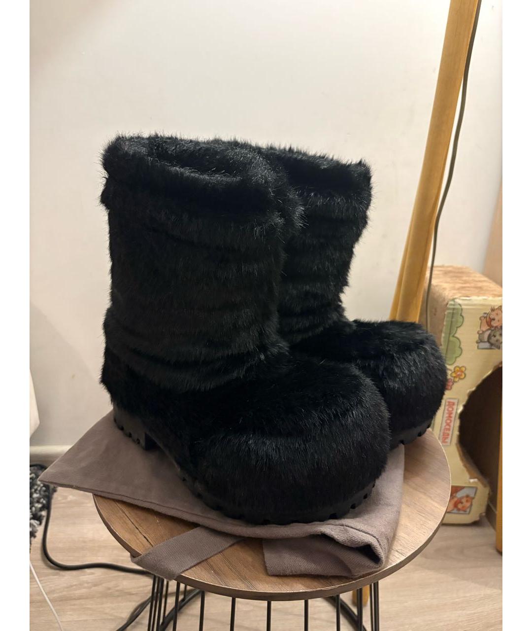 BALENCIAGA Черные высокие ботинки, фото 7