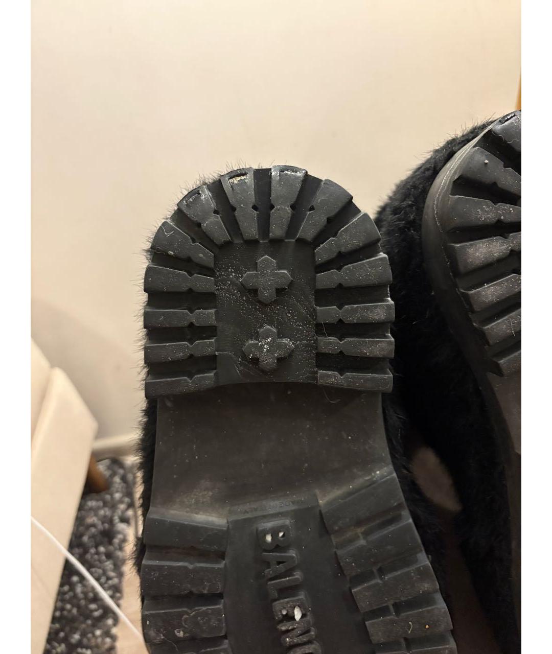 BALENCIAGA Черные высокие ботинки, фото 5
