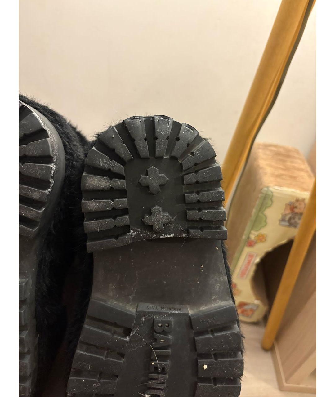 BALENCIAGA Черные высокие ботинки, фото 6