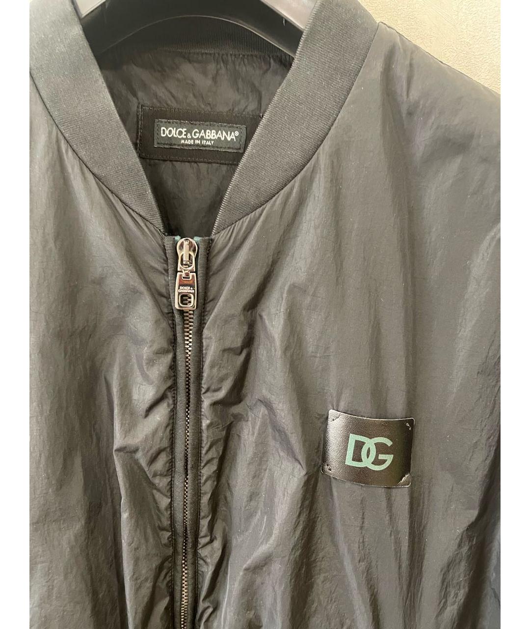 DOLCE&GABBANA Черная полиамидовая куртка, фото 4