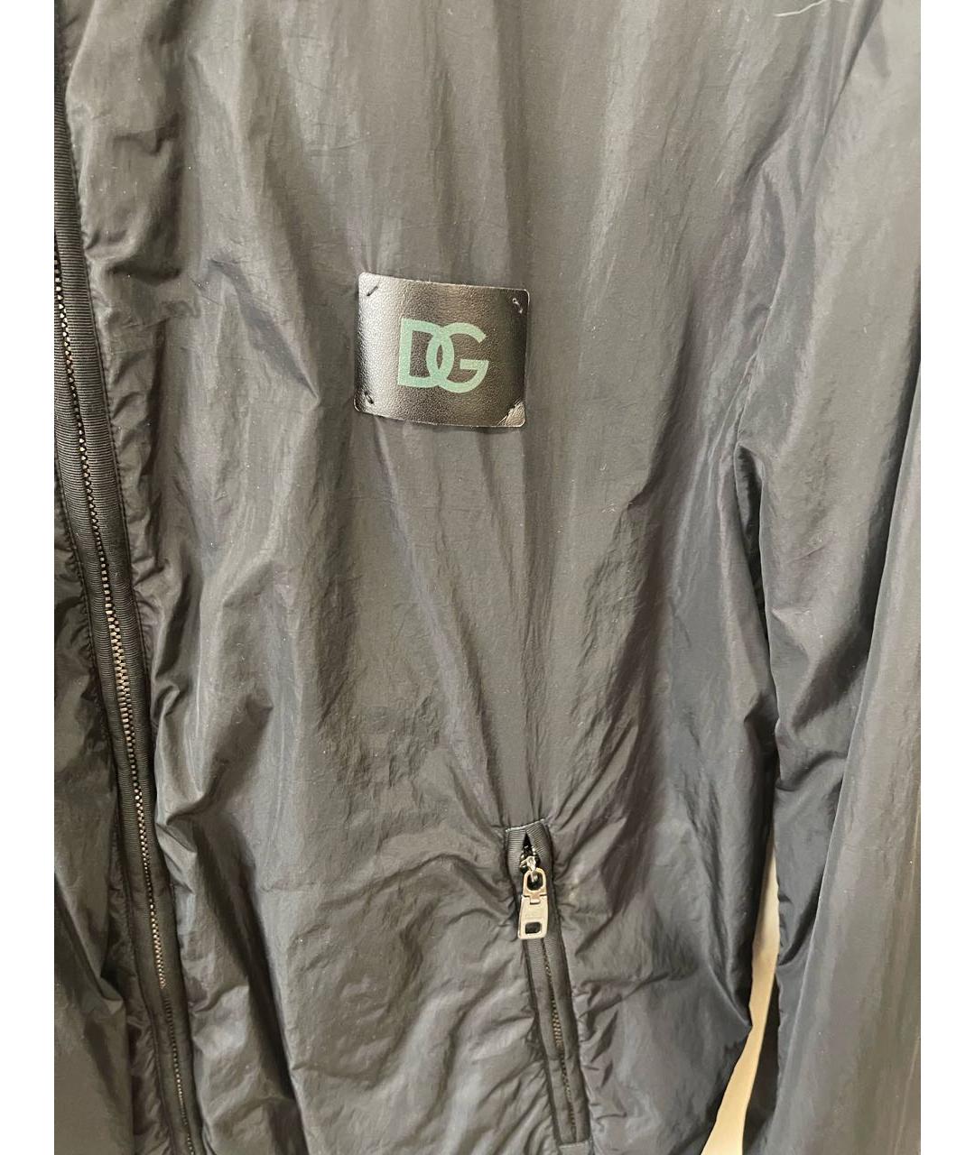 DOLCE&GABBANA Черная полиамидовая куртка, фото 3