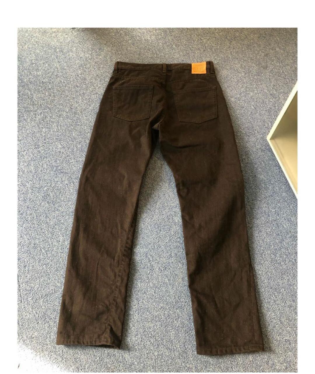 TOTEME Черные хлопковые прямые джинсы, фото 2