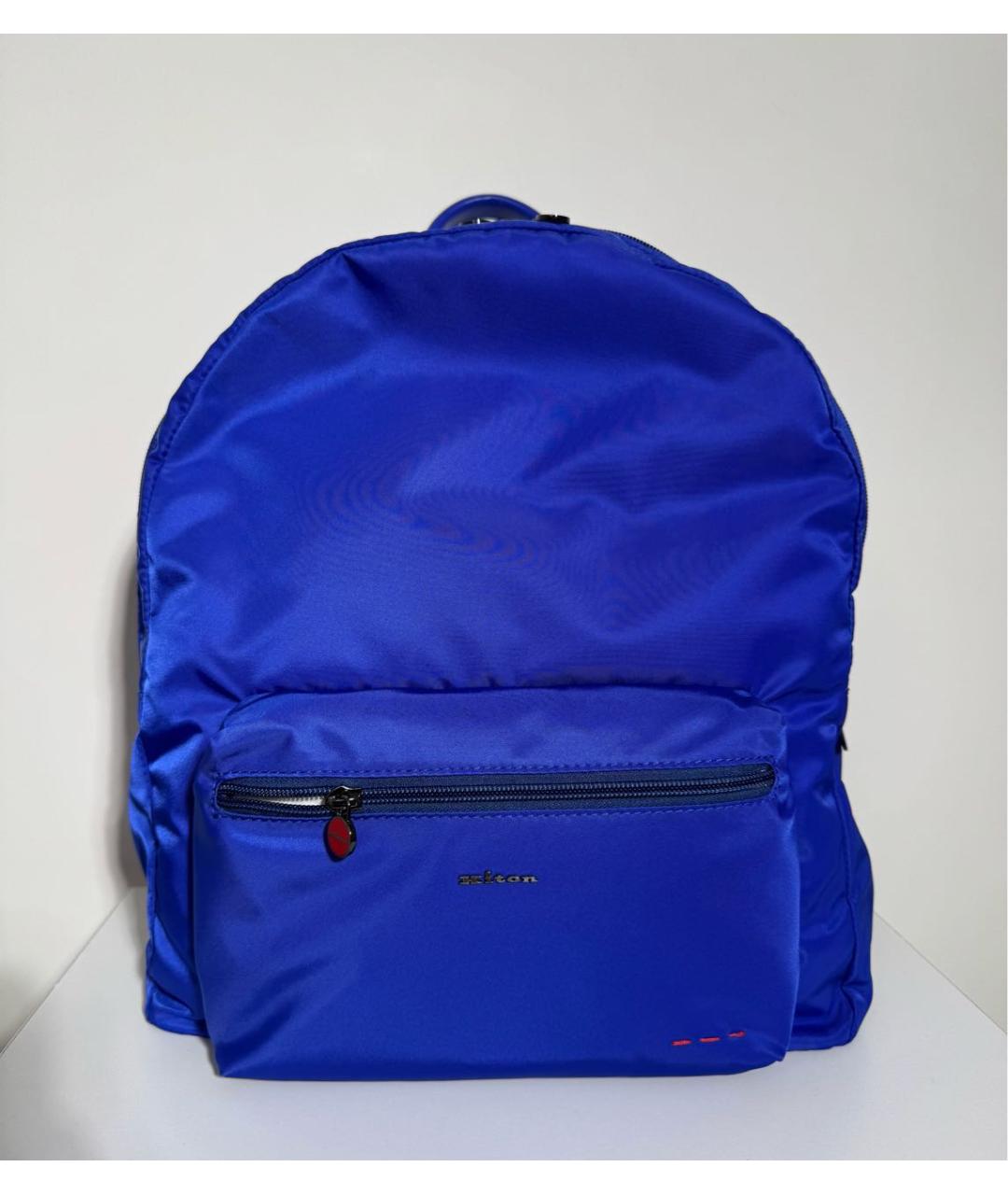 KITON Синий рюкзак, фото 6