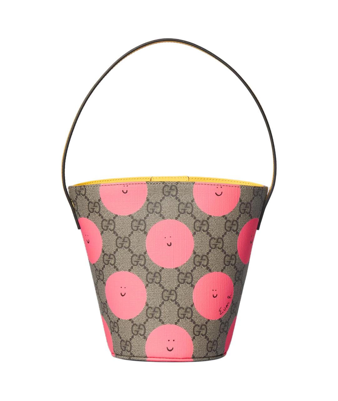 GUCCI Коричневая сумка через плечо из канвы, фото 1