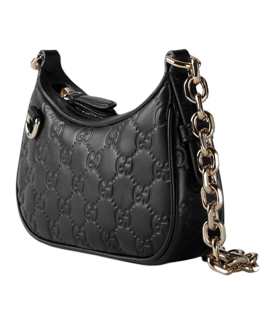 GUCCI Черная сумка через плечо, фото 2