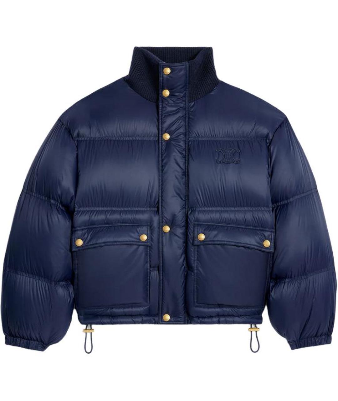 CELINE Синий пуховик, фото 1