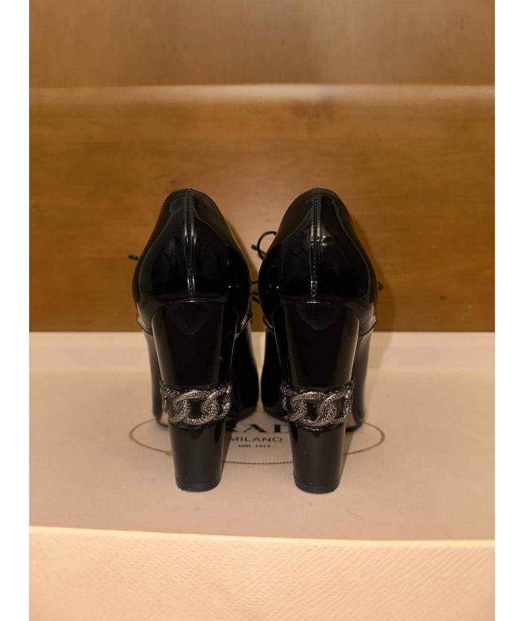 CASADEI Черные ботинки из лакированной кожи, фото 4