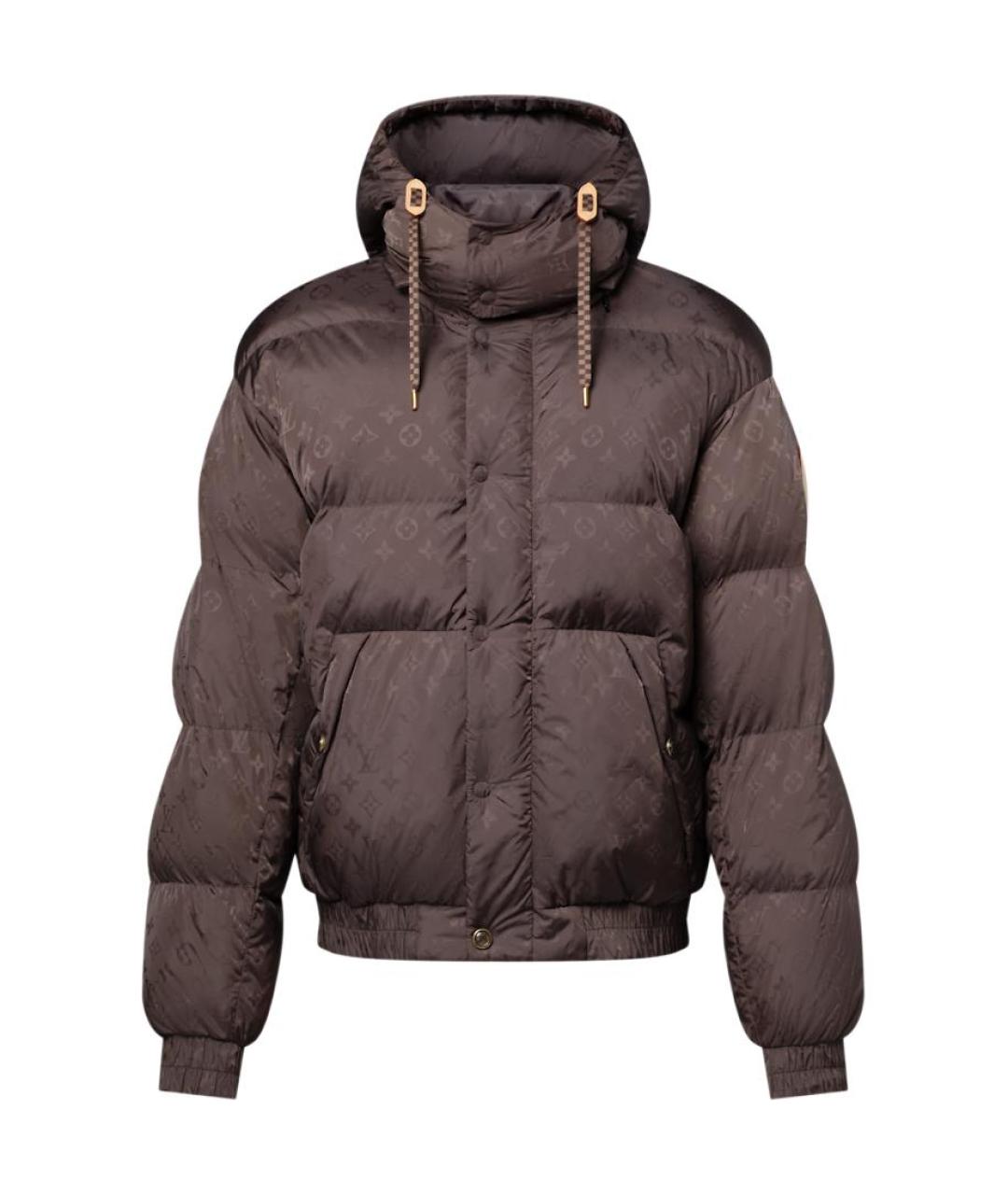 LOUIS VUITTON Коричневый пуховик, фото 1