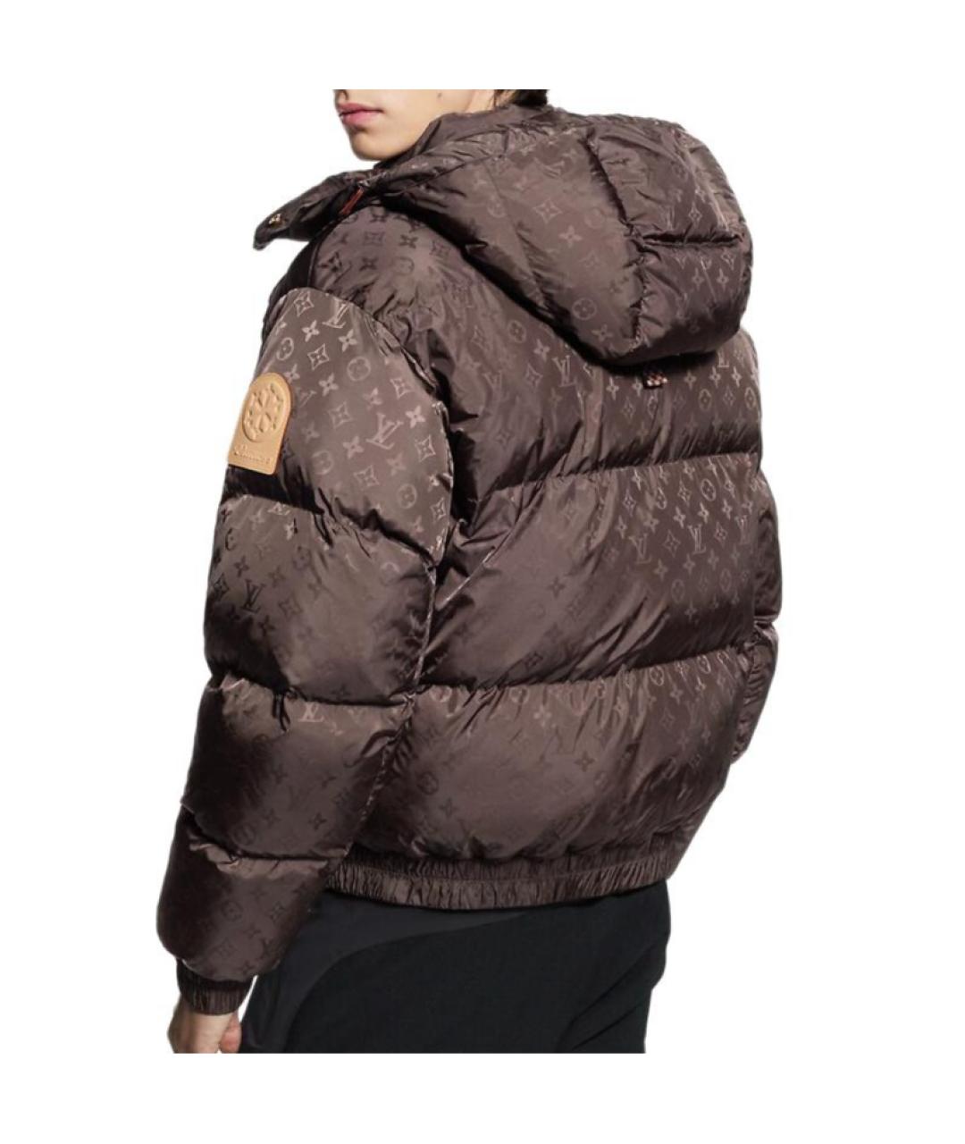 LOUIS VUITTON Коричневый пуховик, фото 2