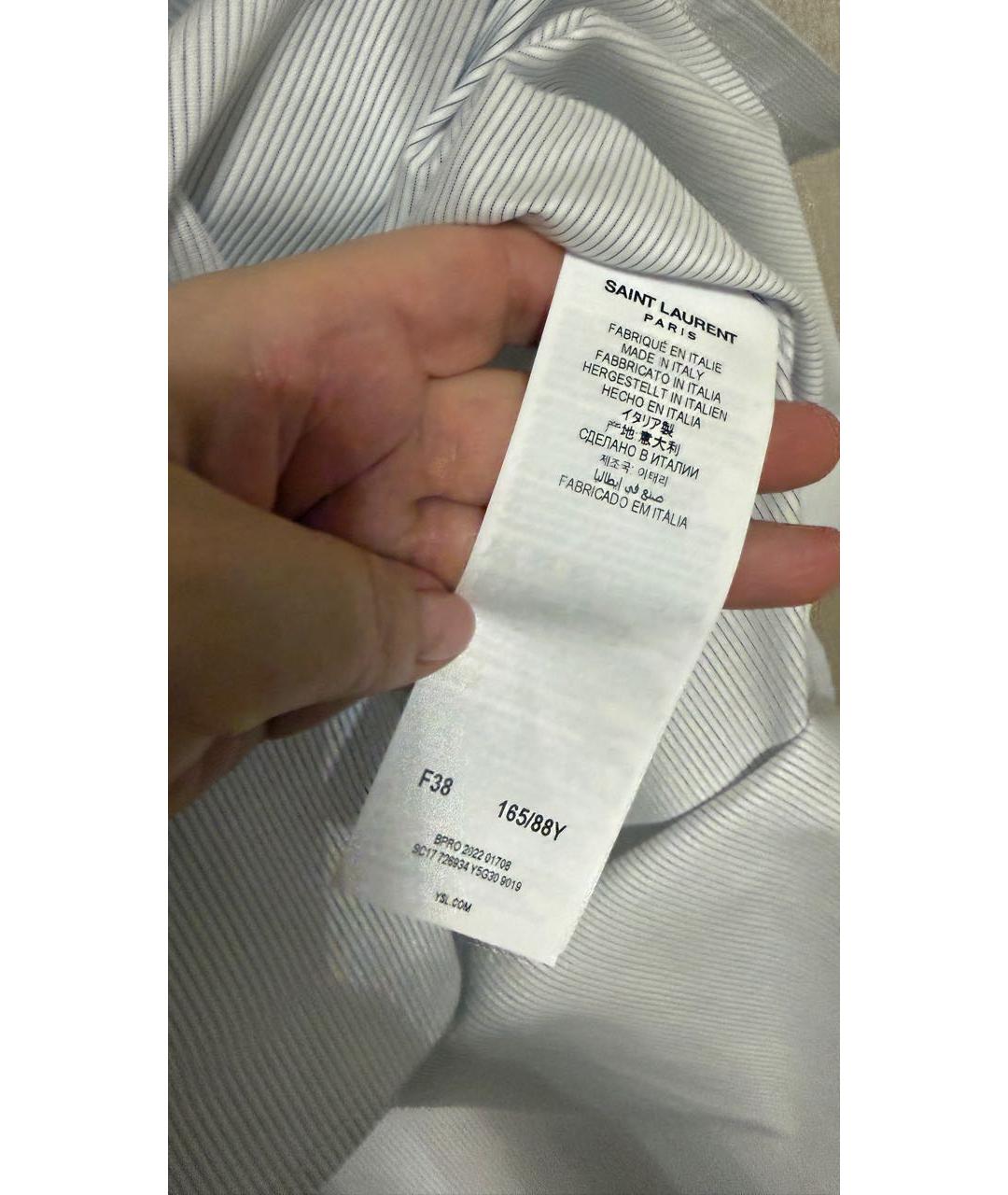 SAINT LAURENT Белая рубашка, фото 6