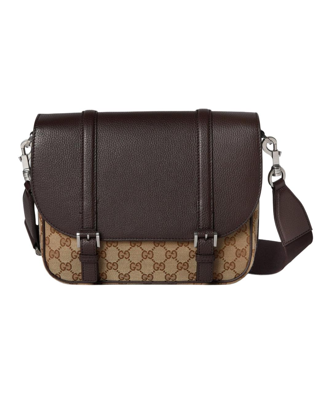 GUCCI Коричневая сумка на плечо, фото 1