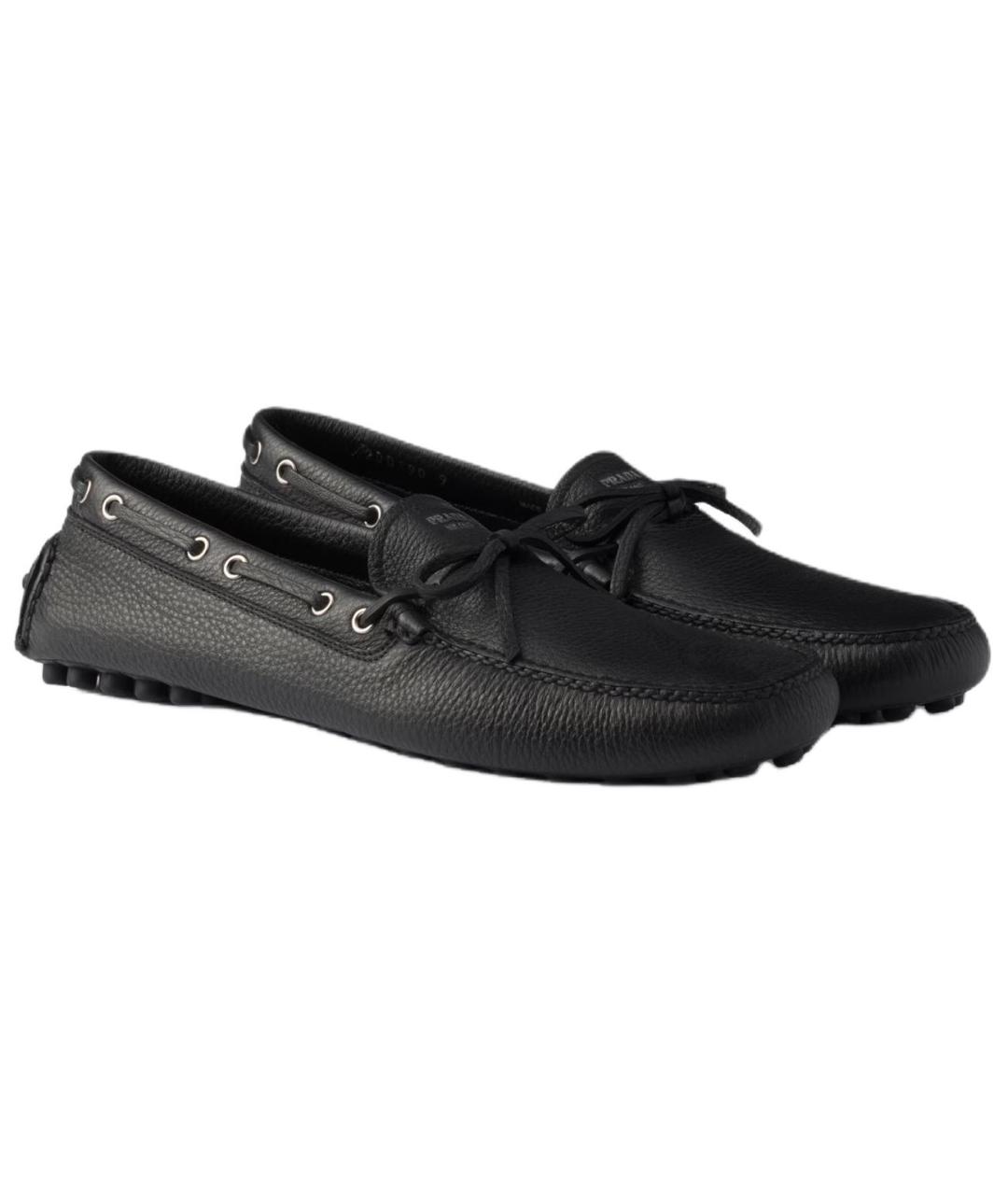 PRADA Черные лоферы, фото 3