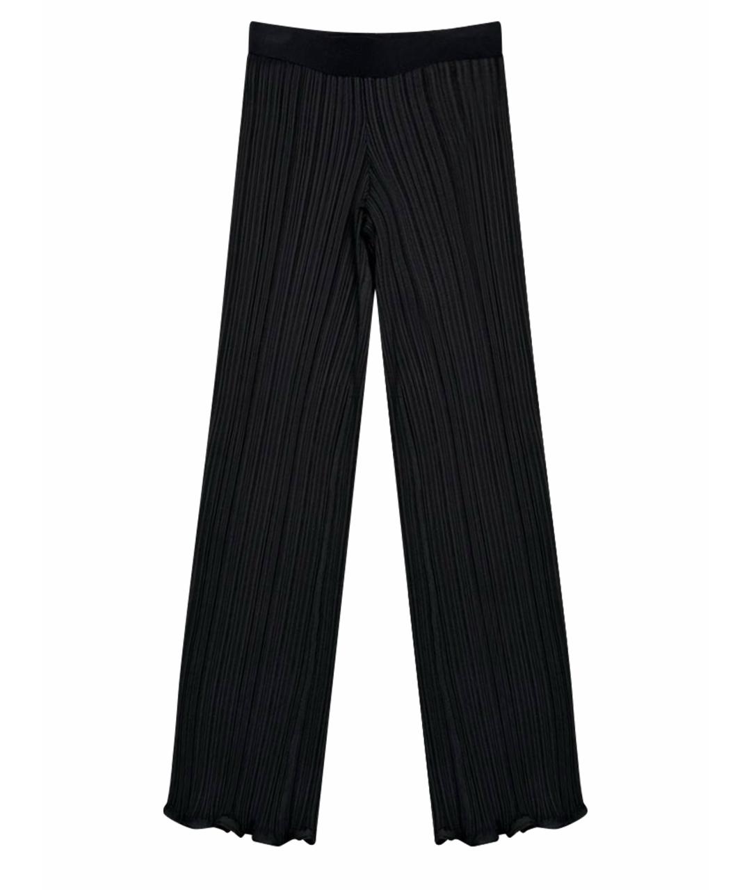 ACNE STUDIOS Черные вискозные брюки узкие, фото 1