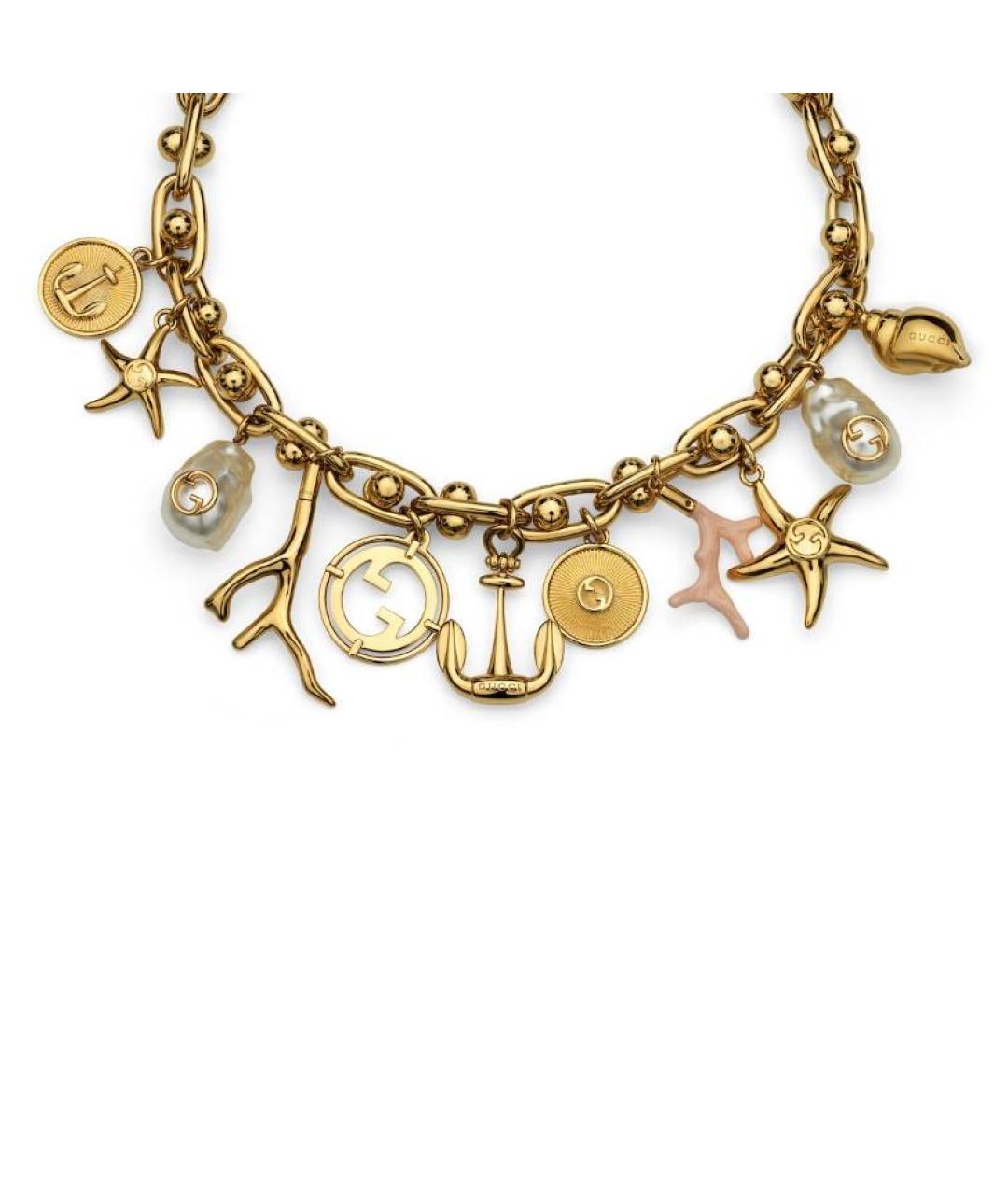 GUCCI Латунное колье, фото 2