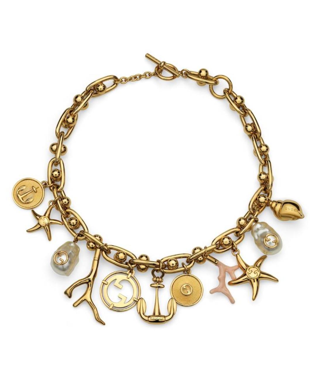 GUCCI Латунное колье, фото 1