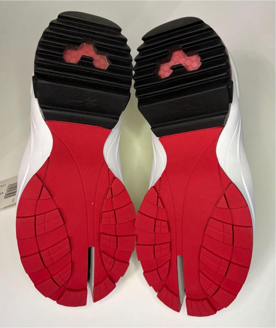 MAISON MARGIELA Мульти кожаные низкие кроссовки / кеды, фото 5