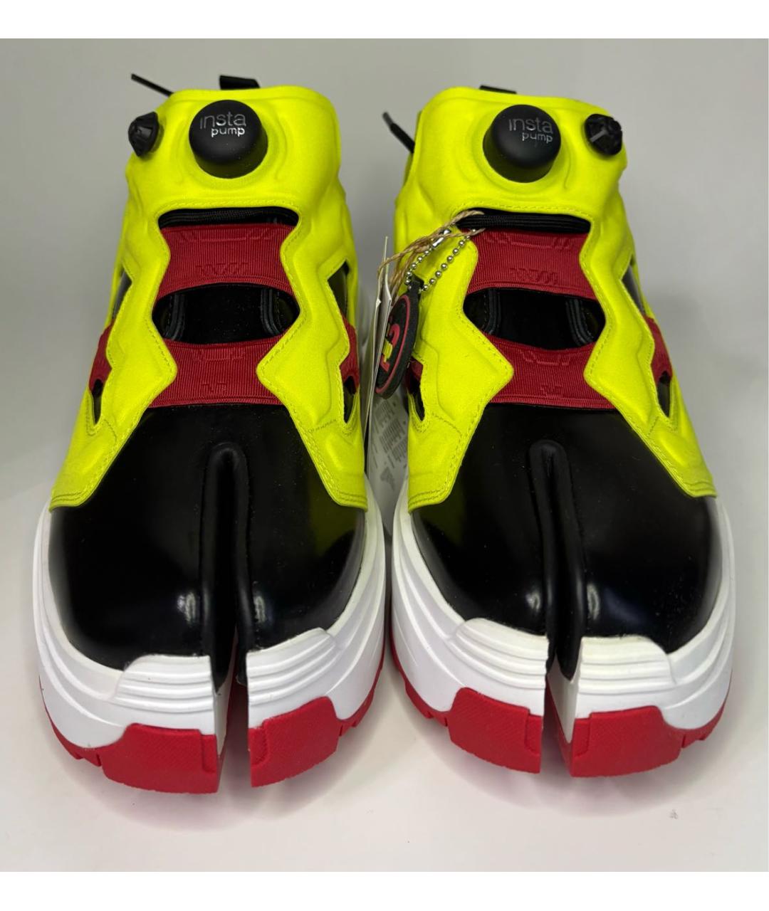 MAISON MARGIELA Мульти кожаные низкие кроссовки / кеды, фото 2