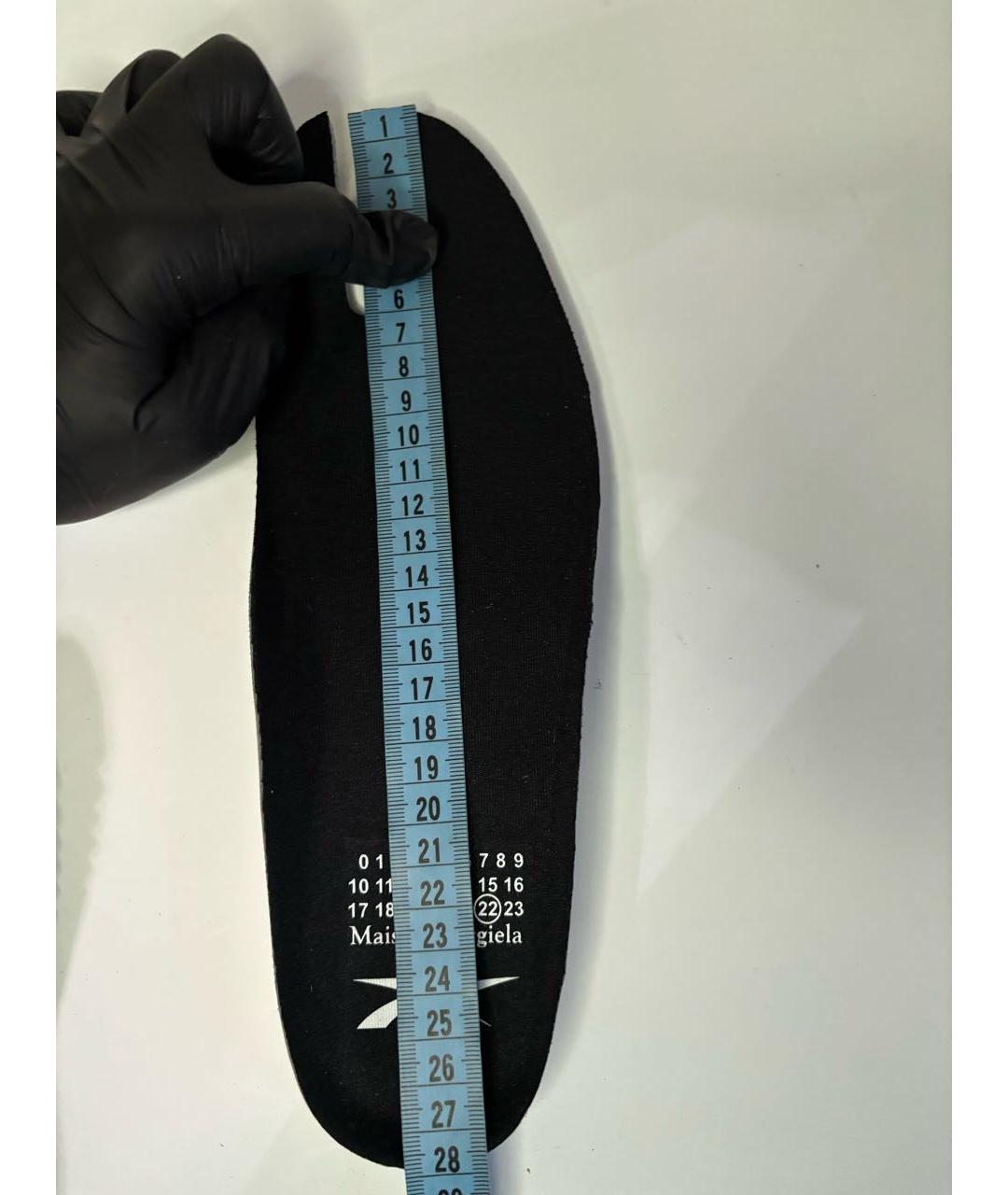 MAISON MARGIELA Мульти кожаные низкие кроссовки / кеды, фото 8