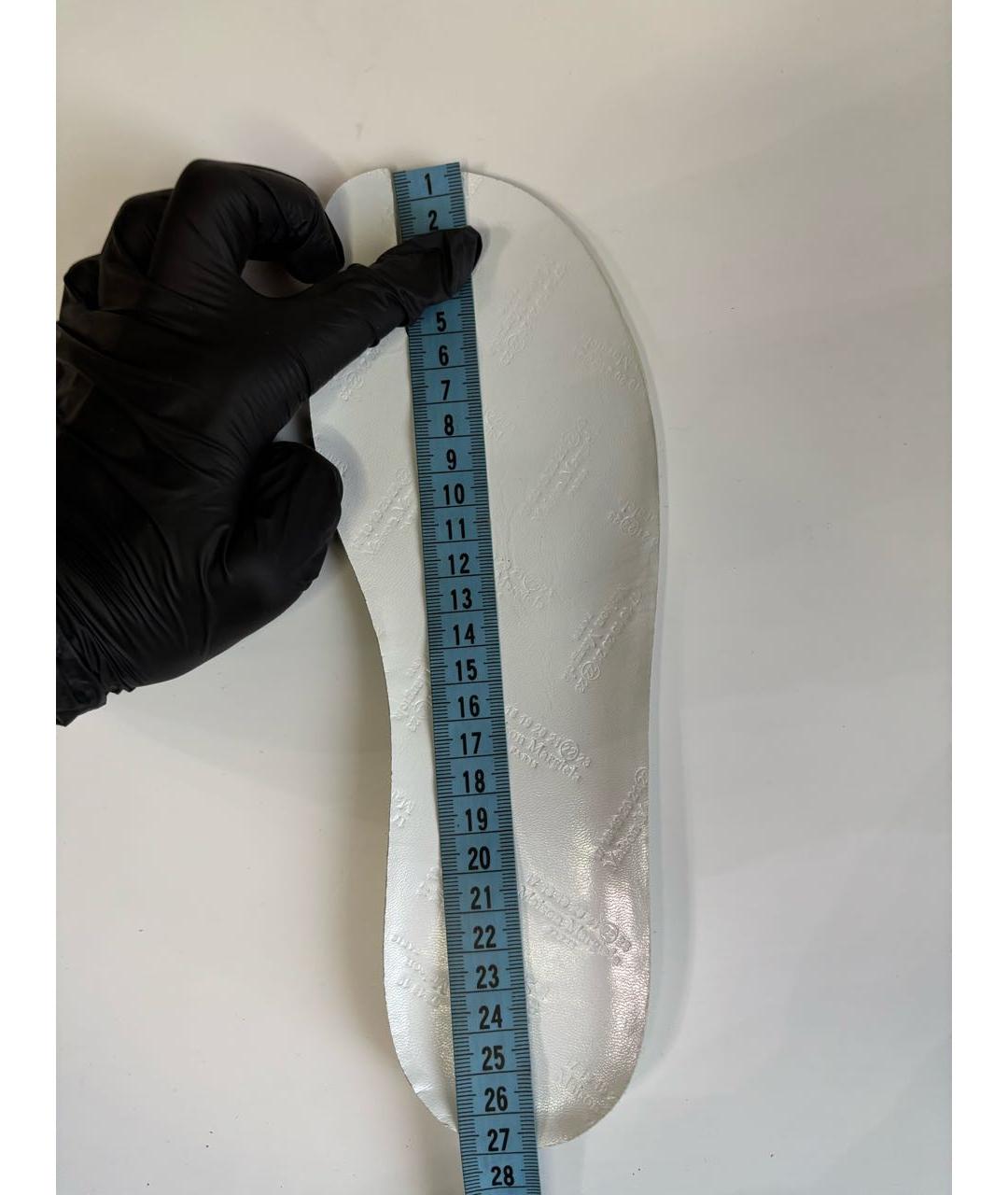 MAISON MARGIELA Желтые текстильные низкие кроссовки / кеды, фото 6