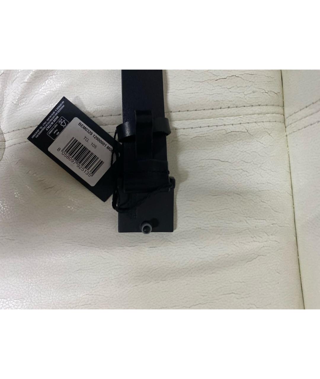 DSQUARED2 Черный кожаный ремень, фото 3