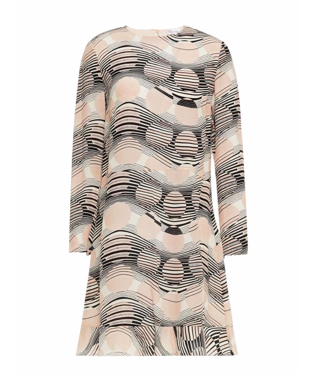 RED VALENTINO Мульти шелковый сарафан, фото 1