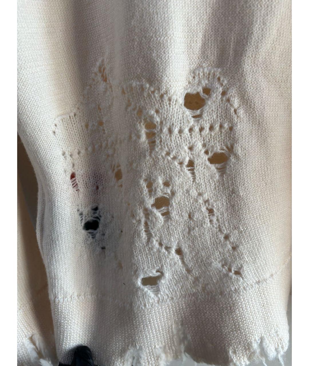 HERON PRESTON Бежевый шерстяной джемпер / свитер, фото 6