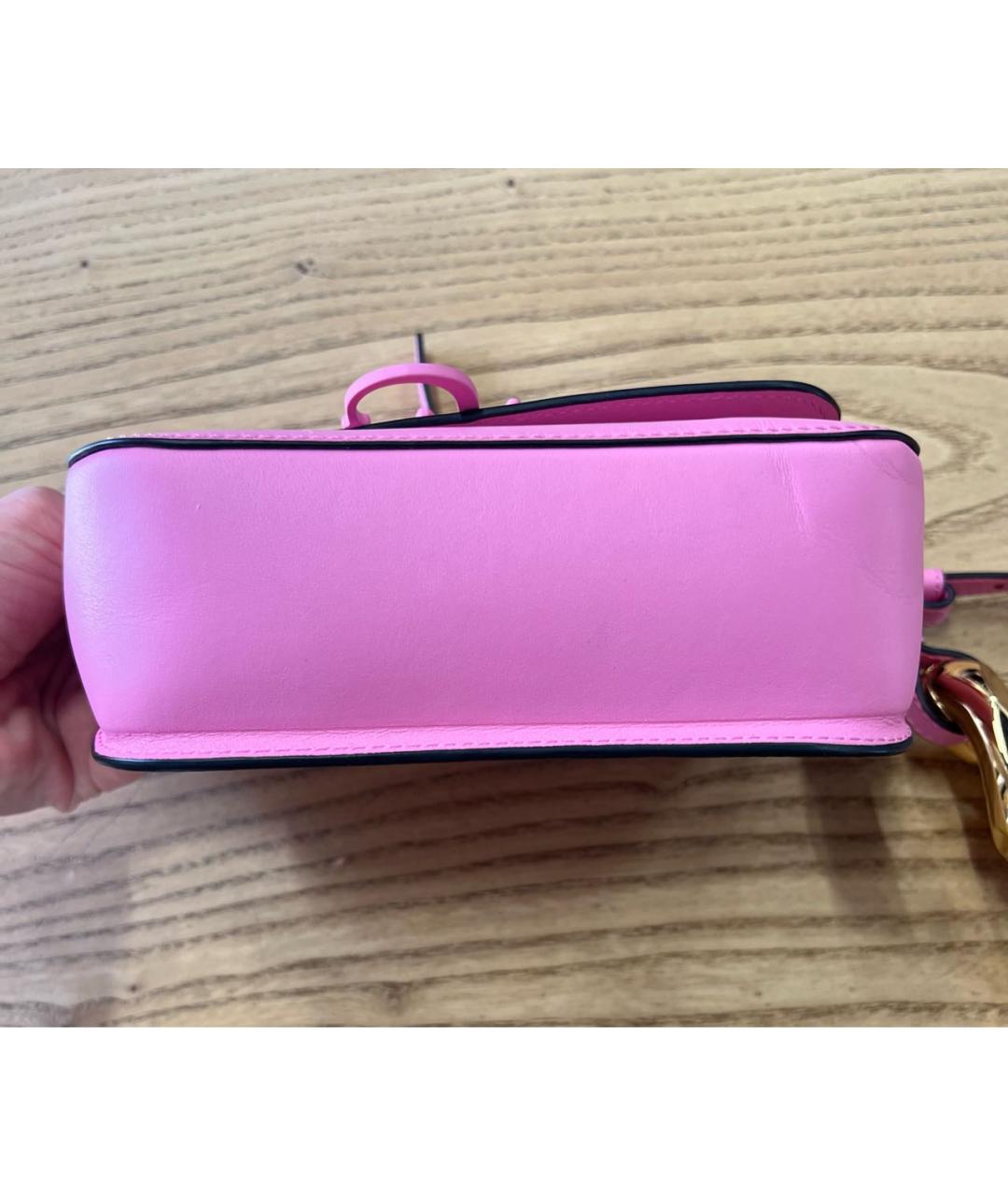 J.W.ANDERSON Коралловая кожаная сумка через плечо, фото 5