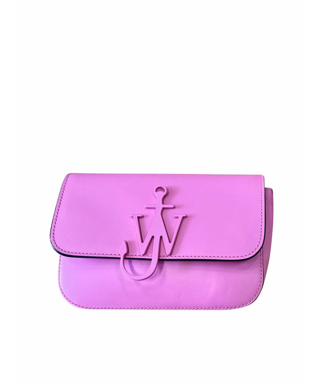 J.W.ANDERSON Коралловая кожаная сумка через плечо, фото 1