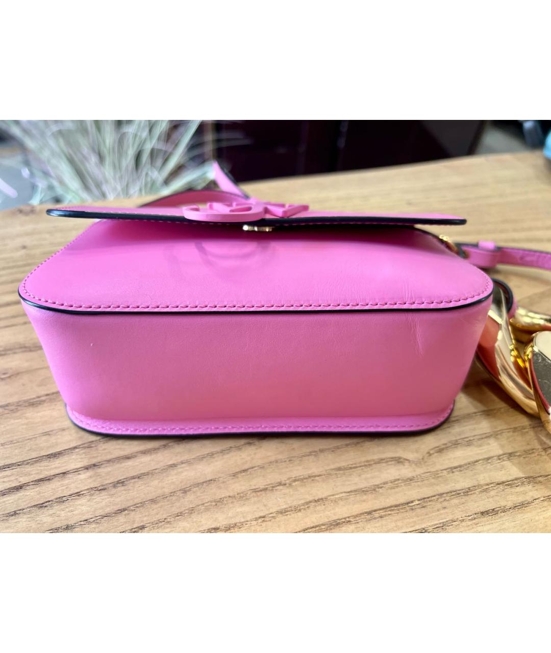 J.W.ANDERSON Коралловая кожаная сумка через плечо, фото 3