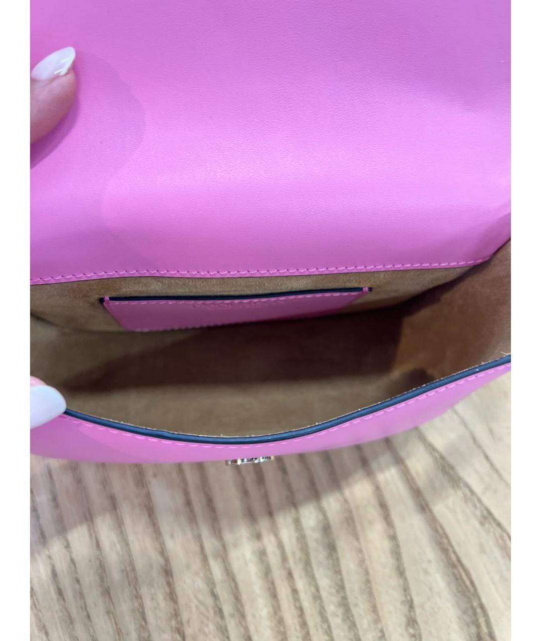 J.W.ANDERSON Коралловая кожаная сумка через плечо, фото 8