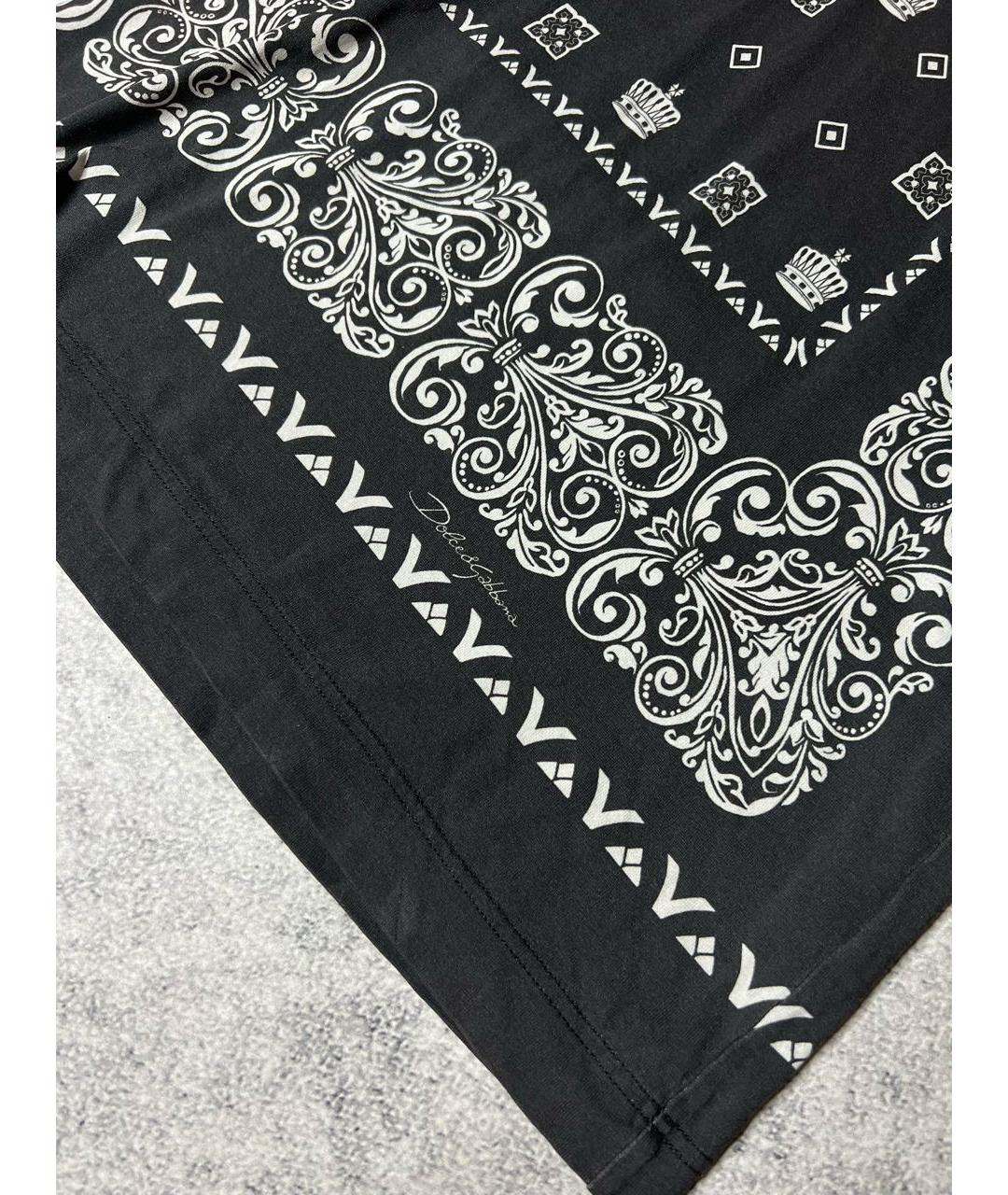 DOLCE&GABBANA Мульти хлопковая футболка, фото 5