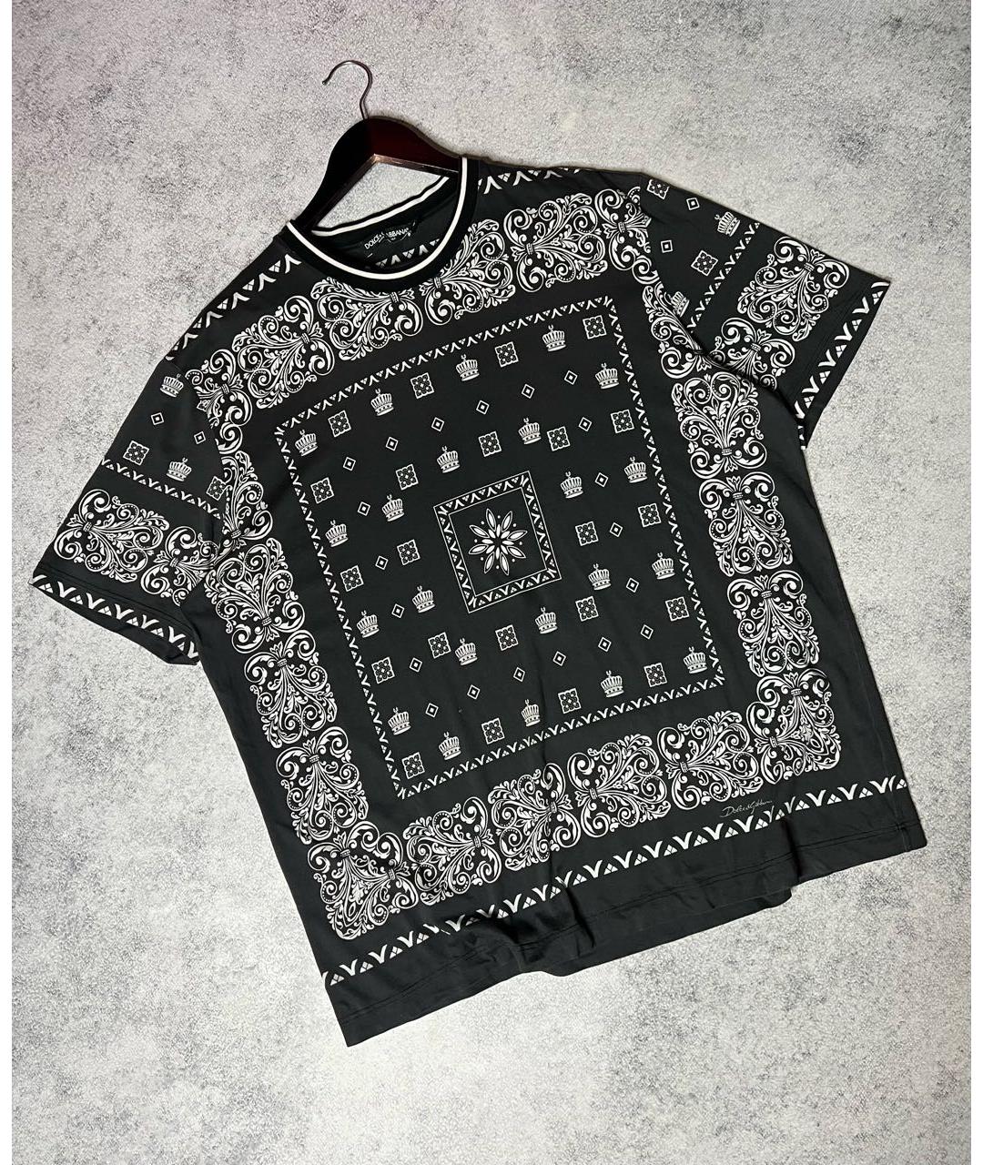 DOLCE&GABBANA Мульти хлопковая футболка, фото 3