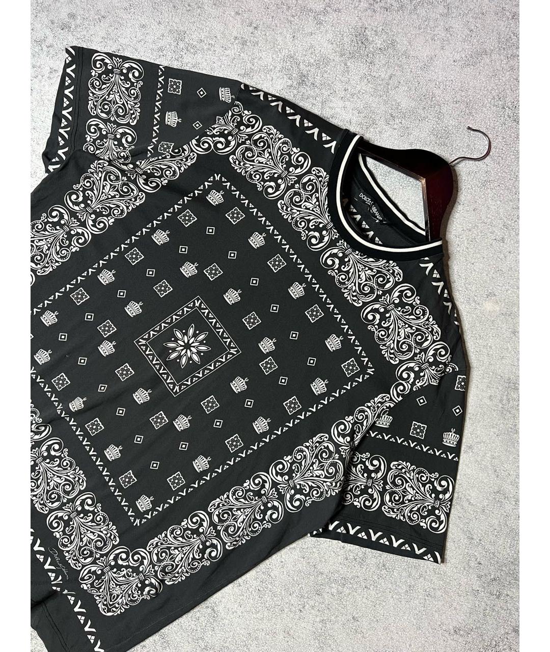 DOLCE&GABBANA Мульти хлопковая футболка, фото 4