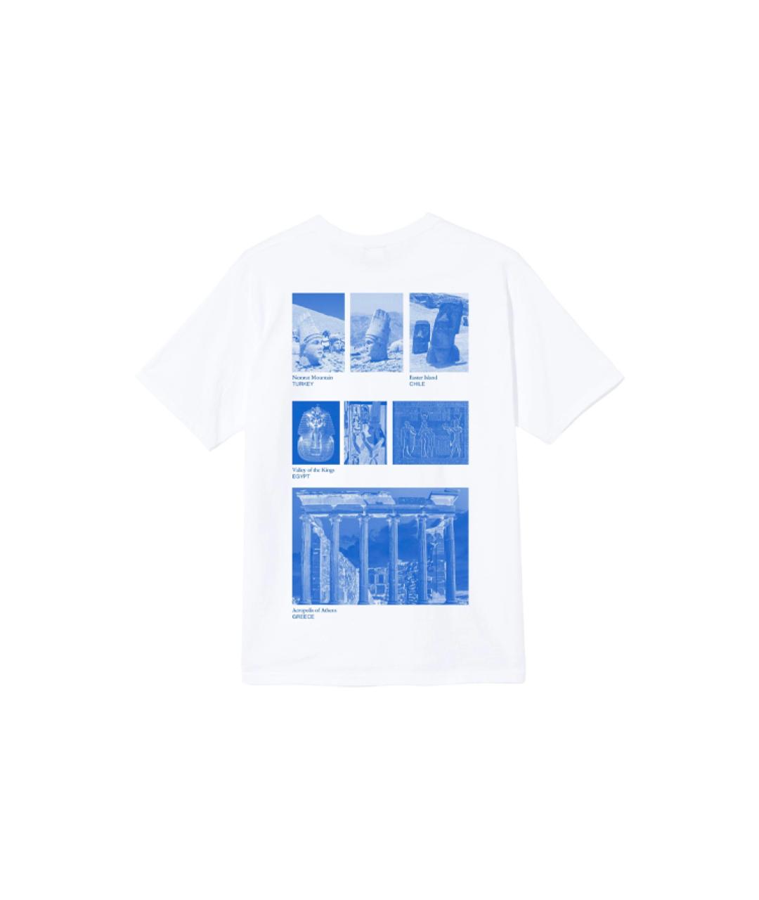 STUSSY Белая футболка, фото 2