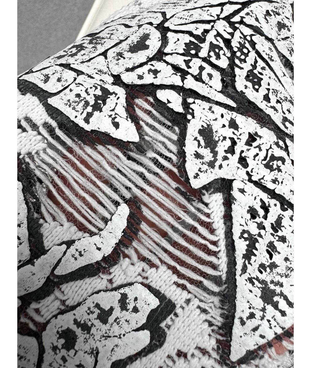 BALENCIAGA Белое полиамидовое коктейльное платье, фото 6