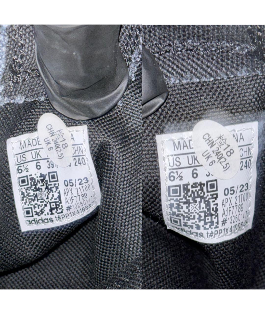 Y-3 Черные текстильные кроссовки, фото 6