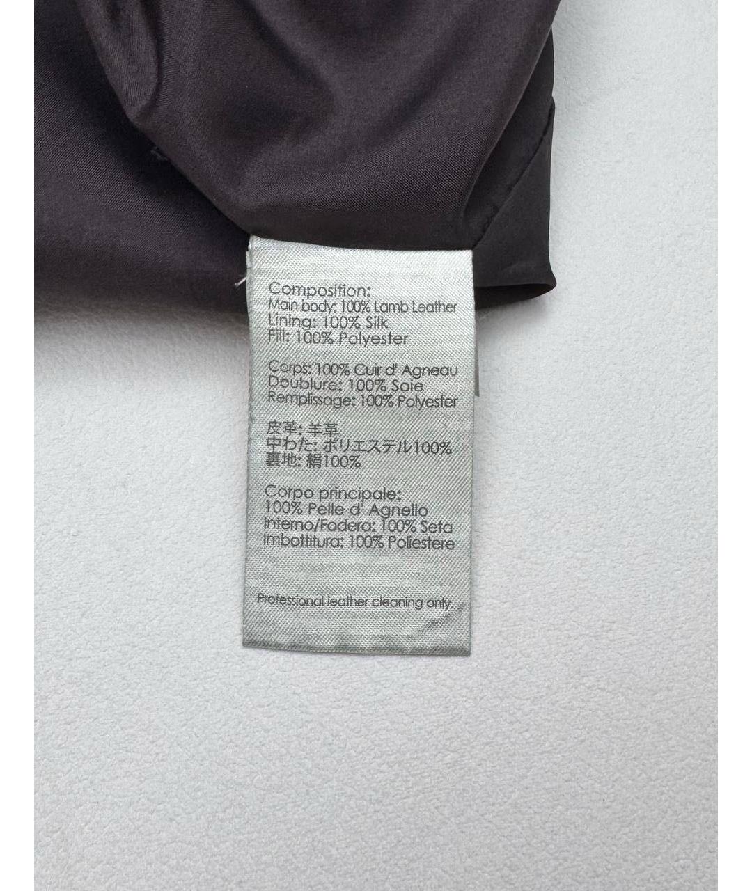 3.1 PHILLIP LIM Черная кожаная футболка, фото 5