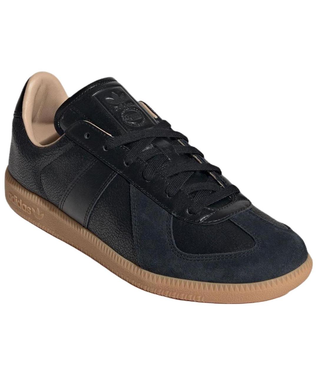 ADIDAS Черные кожаные кеды, фото 6