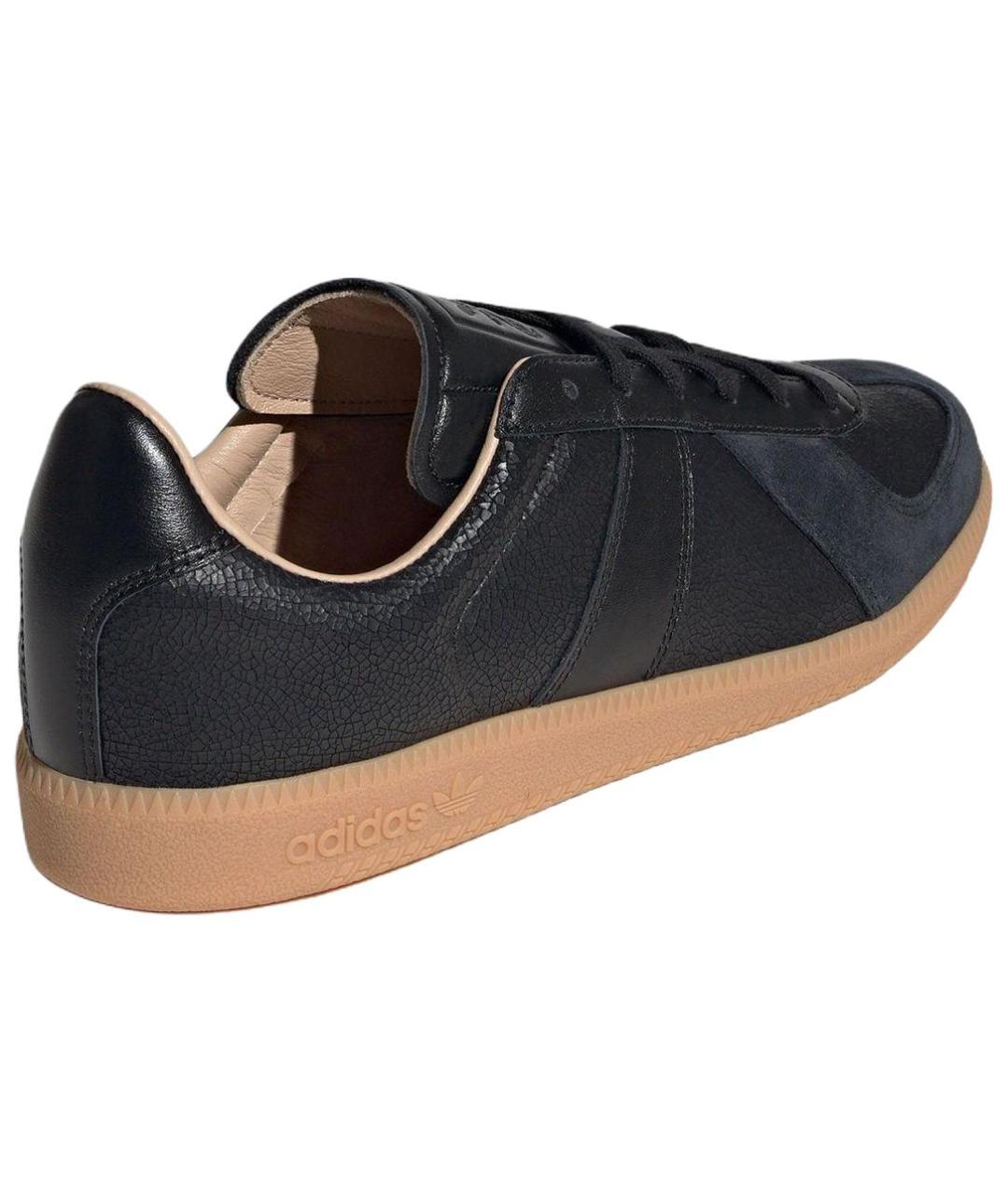 ADIDAS Черные кожаные кеды, фото 5