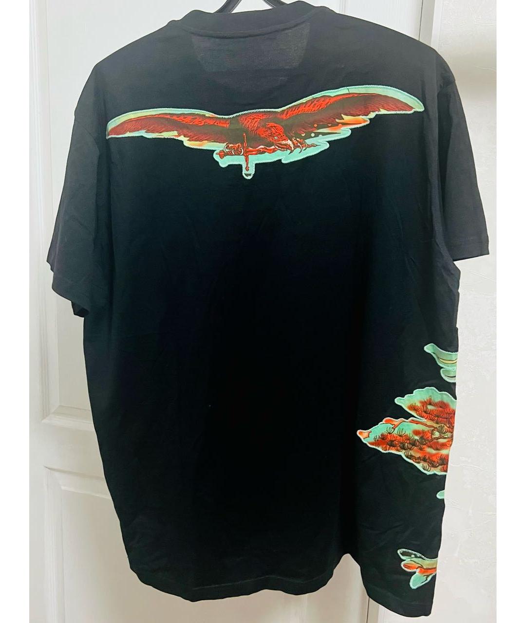 GIVENCHY Черная хлопковая футболка, фото 2