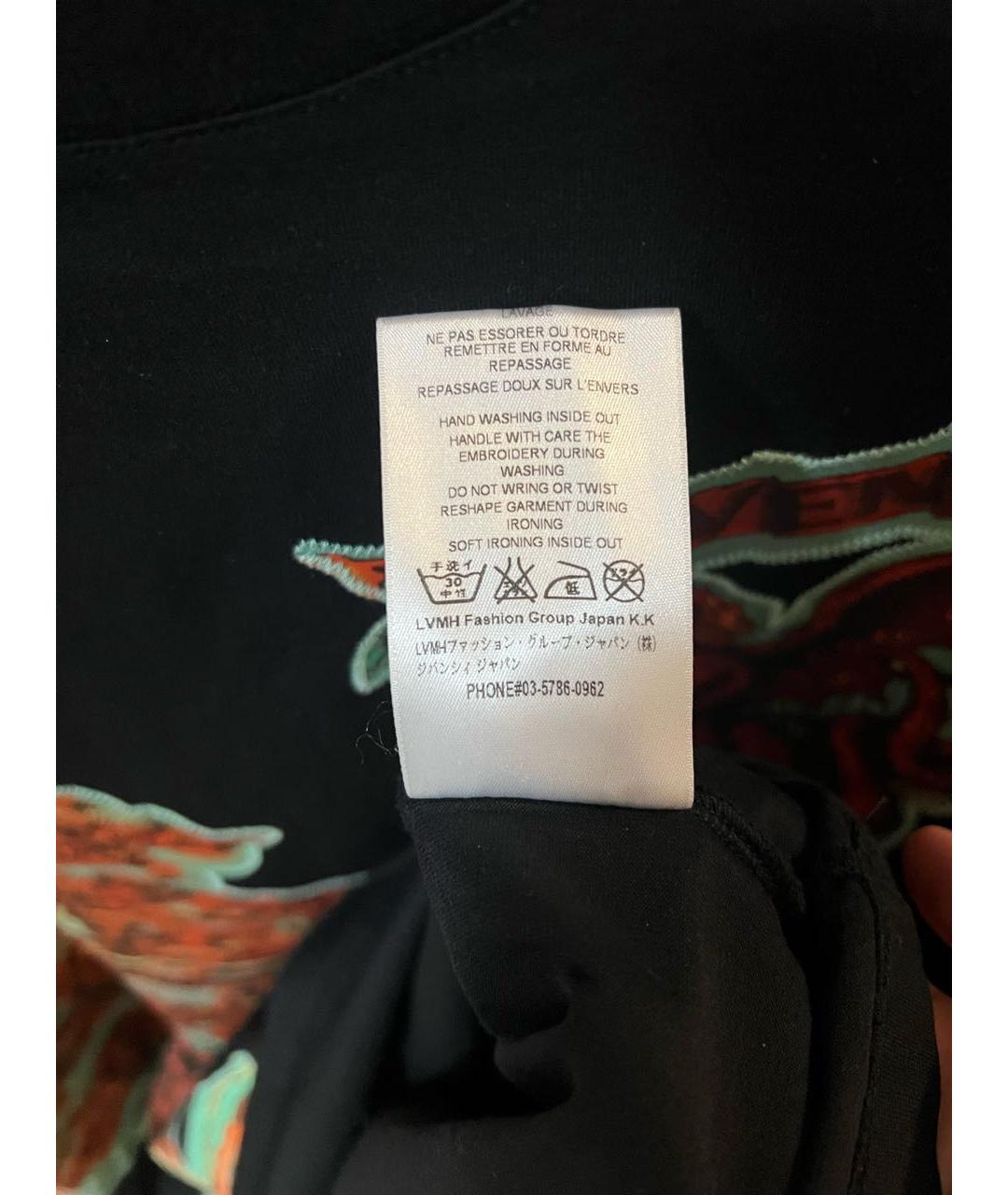 GIVENCHY Черная хлопковая футболка, фото 6