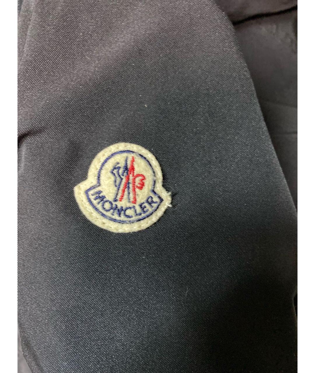 MONCLER Черная полиэстеровая парка, фото 3