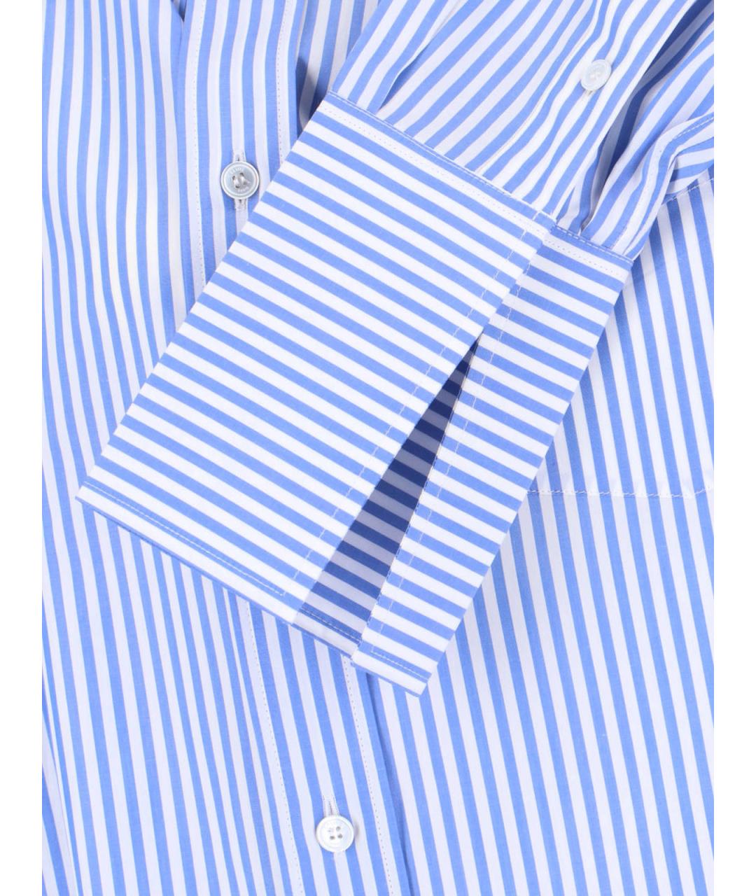 CELINE Голубая хлопковая рубашка, фото 5