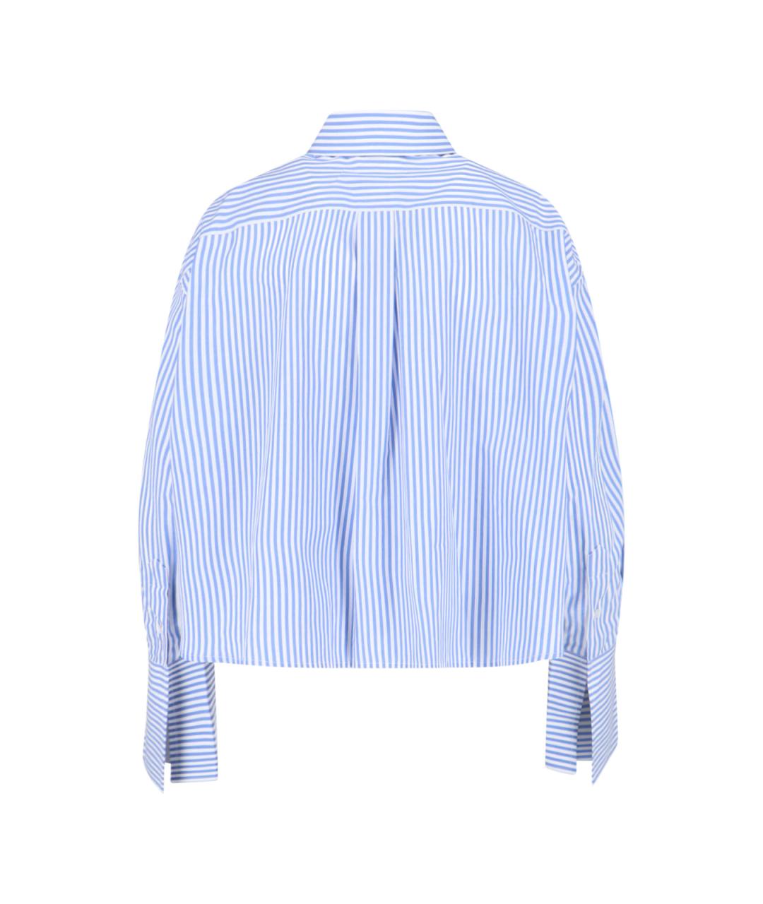 CELINE Голубая хлопковая рубашка, фото 2