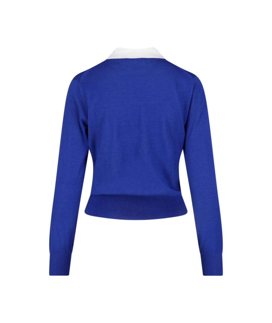 CELINE Синий кашемировый джемпер / свитер, фото 2