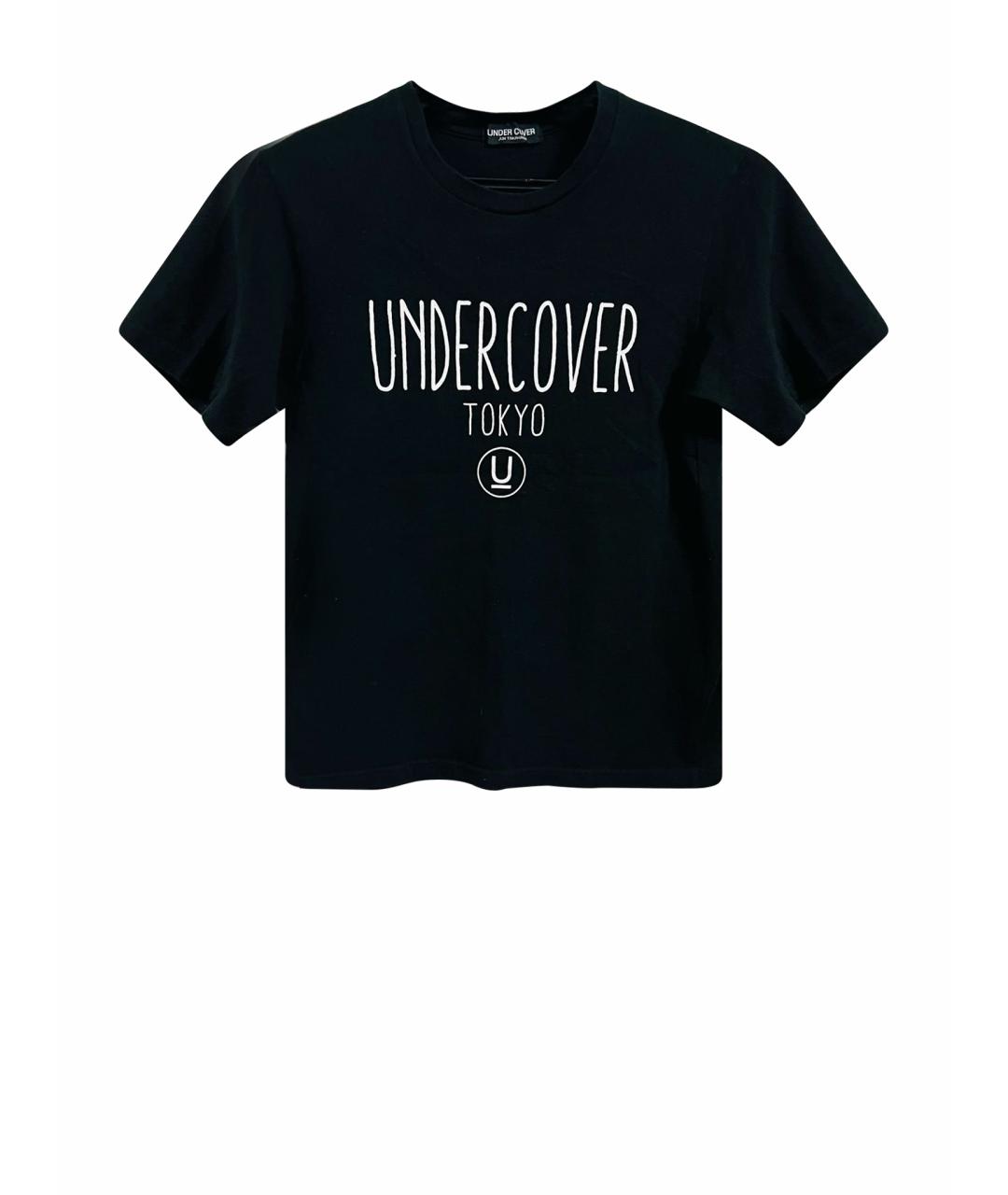 UNDERCOVER Черная хлопковая футболка, фото 1