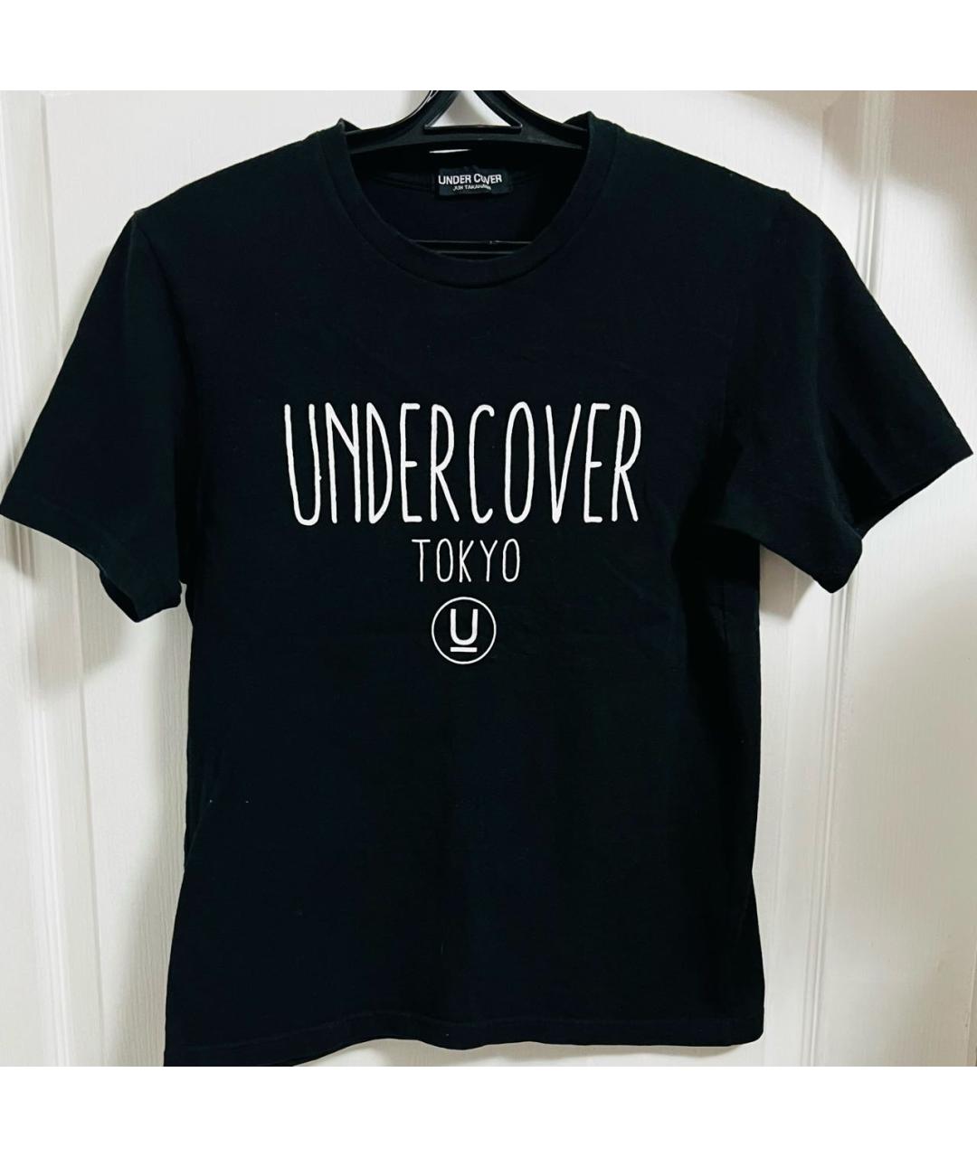 UNDERCOVER Черная хлопковая футболка, фото 5